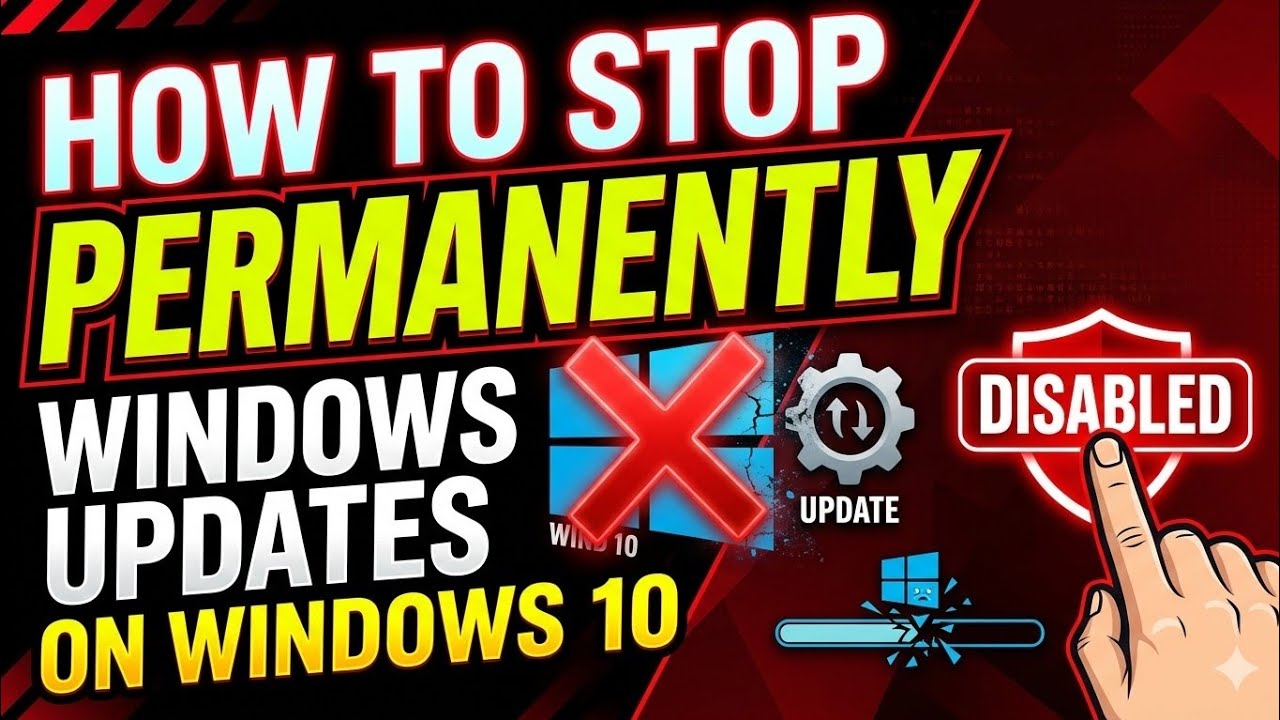 How to stop windows updates permanently on windows 10 & 11 ...