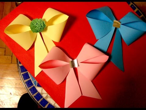 Украшения из бумаги,Handmade,,Бабочки.ქაღალდის ბანტი.