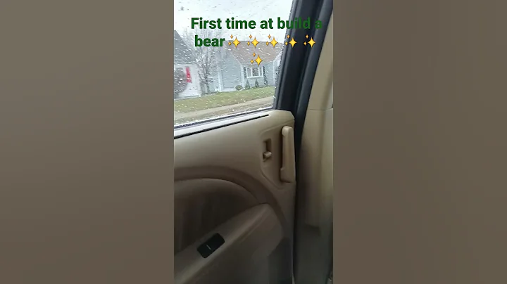 I went to build a bear yesterday for the first time
