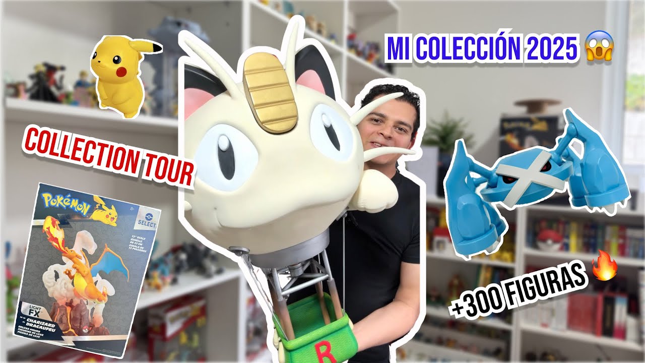 Mi COLECCIÓN COMPLETA de Pokémon 2025 😱 (más de 300 figuras)