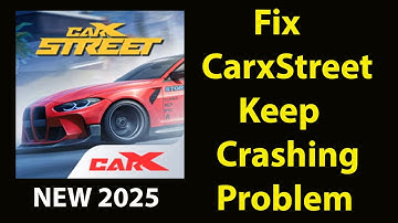 Fix CarXStreet   Keeps Crashing | Fix CarXStreet  Keeps Freezing | PSA 24