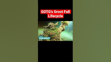 GOTG’s Groot lifecycle, from Sapling Groot, all the way to “KING GROOT” #shorts #gotg #groot