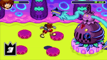 Kingdom Hearts Chain of Memories (GBA) Part 9 Monstro 3 Escape from Monstro
