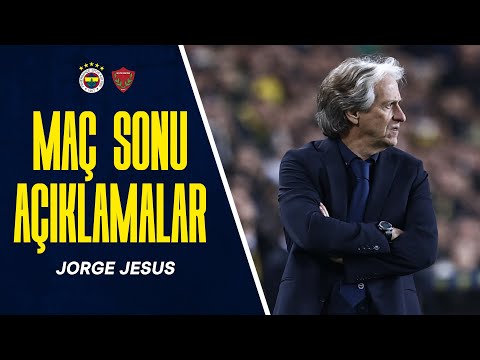 Teknik Direktörümüz Jorge Jesus'tan Maç Sonu Açıklamalar