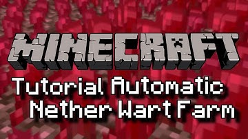 Minecraft: Tutorial - How to Make - Semi-Automatic Nether Wart Farm - w/ New Intro!