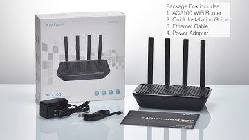 How to set up rock space AC 2100 WiFi Router