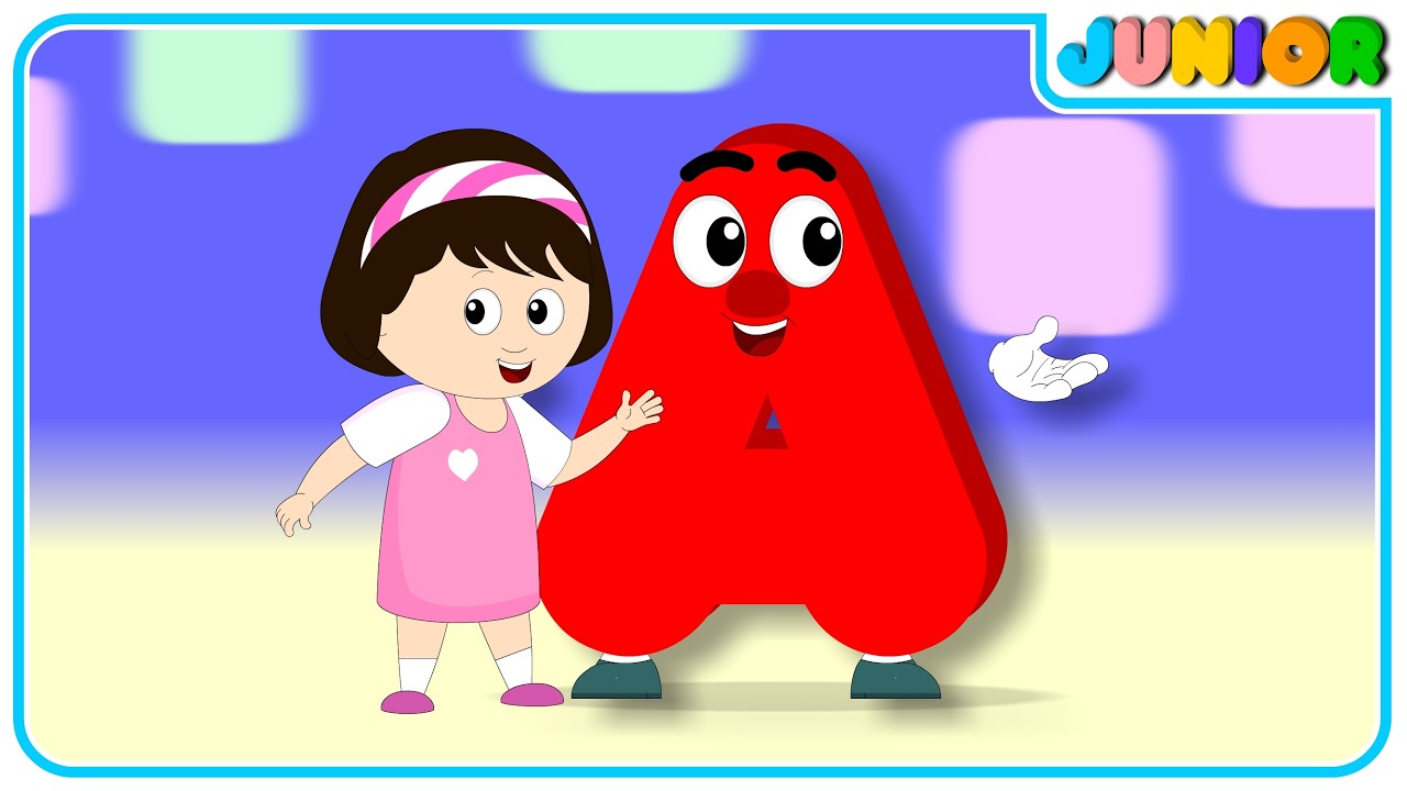 Песенка про алфавит | Изучаем алфавит для детей | Детские песни и стишки @NurseryRhymesJunior