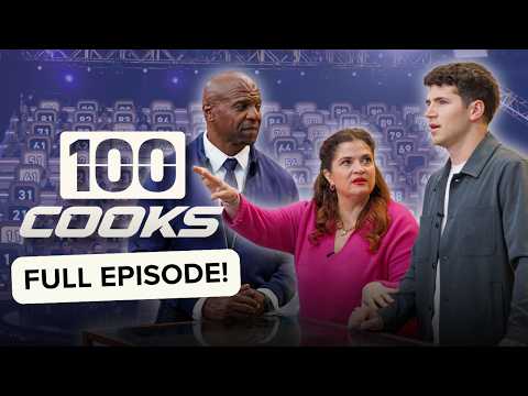 100 COOKS PREMIERE FULL EPISODE with Terry Crews, @NickDiGiovanni + Alex Guarnaschelli ‼️
