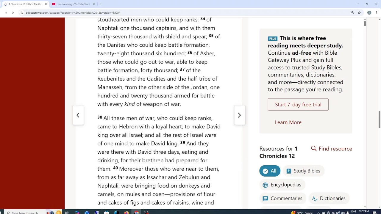 1 chronicles 7-12  day 60 (350/60) #jerobiblereading