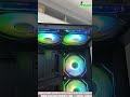 antesports Crystal x6 pro 6fan neon strip cabinet review #best_computer_shop_in_siliguri #shivamit