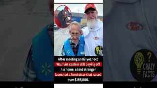 After Meeting This 82-Year-Old Walmart Cashier, A Stranger Raised $166,000 For Him 💚🙏"