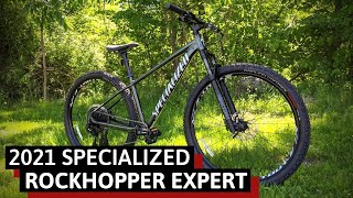 2021 Specialized Rockhopper Expert Mountain Bike Feature Review and Weight,  XC & Trail Mtb bicycle