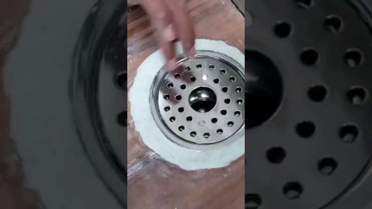 cockroach jali kaise lagaen how to install floor trap floor trap installation bathroom jali 