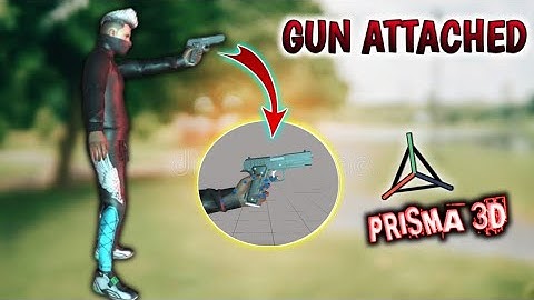 How to hold gun in model