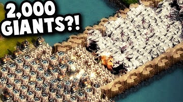 2,000 GIANTS in a FINAL WAVE?! - They Are Billions Custom Map Gameplay
