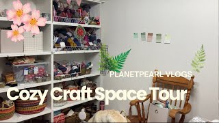 Cozy Craft Room Tour | My Slow Making Space Filled with Stories & Yarn