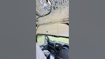 Building overhead storage into our van #vanbuild #vanlife #campervan