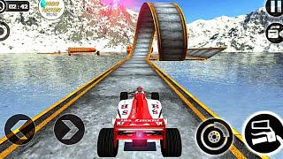 Impossible Formula Car Stunt Racing Tracks-Best Android Gameplay HD screenshot 1