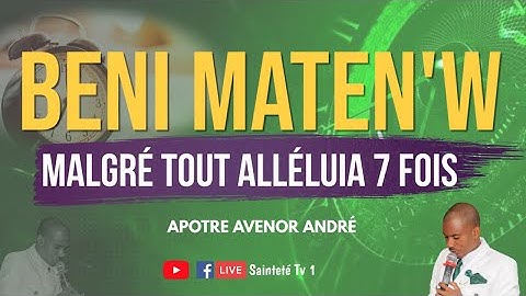 PRIERE DE COMBAT  / SENYÈ PRAN KONTWOL KONBA SA PASKE ENMI YO DEBODE AVEC APOTRE ANDRE AVENOR