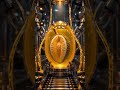 👑 Futuristic factory creates a giant premium durian from pure golden fruit essence! ✨🌟#shortvideo
