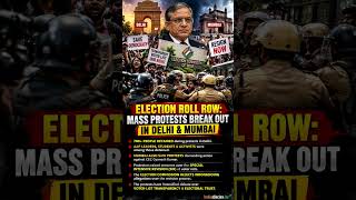 🚨 700+ Detained in Delhi! Massive Protests Against CEC Gyanesh Kumar | Delhi & Mumbai Protest #short