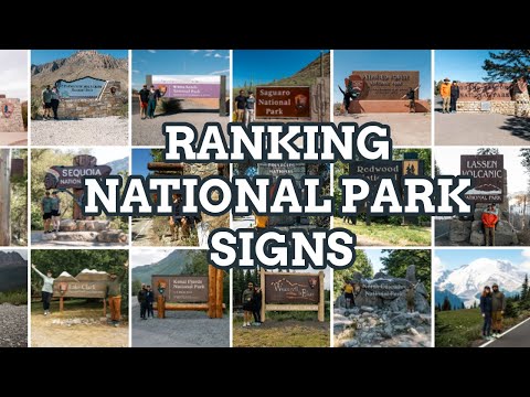 Ranking all 29 US National Park Signs That We Saw In 2023!