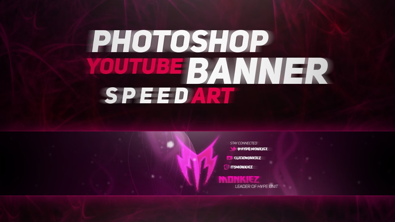 Photoshop Clean 2D Banner Speed Art