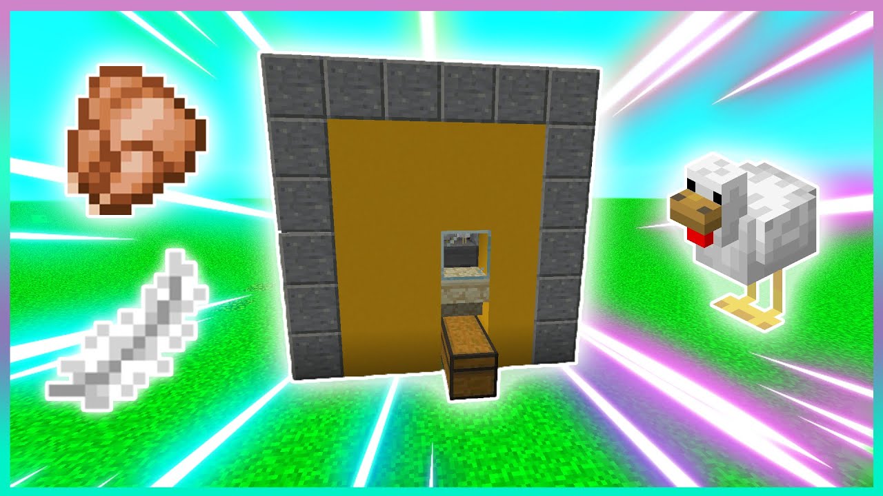 [TUTO]CHICKEN FARM AUTOMATIQUE ET FACILE ! MINECRAFT 1.20 YouTube