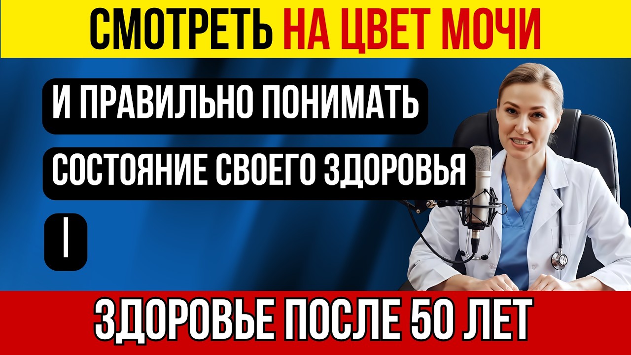 Цвет мочи — таблица, которую должен знать каждый человек после 50