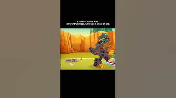 Grimlock is afraid of cats #transformersrobotsindisguise #transformersrescuebotsacademy #grimlock