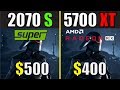 RX 5700 XT vs. RTX 2070 Super