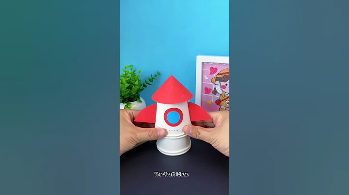 how to make rocket with paper cup se rocket Kaise banaen space rocket making diy plane craft #rocket