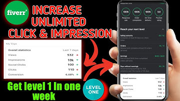 Unlimited fiverr gig click and impression trick | How to increase unlimited gig click and impression