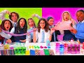 TROVA GLI INGREDIENTI DELLO SLIME A SCUOLA CON UNA BAMBINA!!