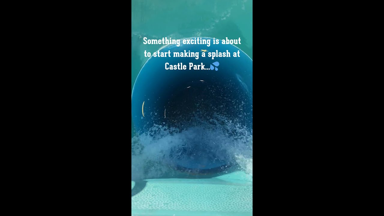 Something exciting is about to start making a splash at Castle Park...💦