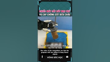 chiếc máy có thể cắt mọi thứ vs dây cáp siêu bền chống cắt hàng đầu