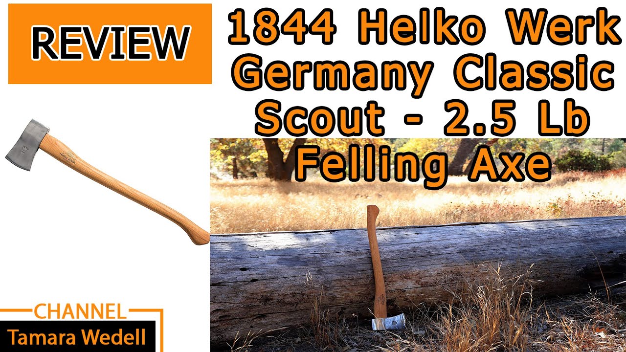 1844 Helko Werk Germany Classic Scout - 2.5 Lb Felling Axe REVIEW #2