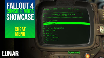 Fallout 4 Console Mods Week 1: Nexus Cheat Menu
