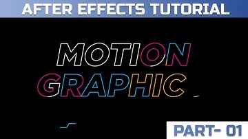 #AfterEffects Stroke Title Animation Tutorial 01😍😍