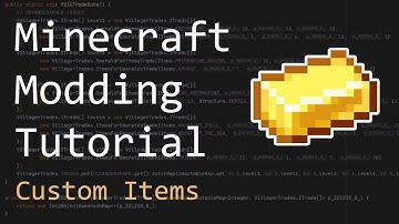 How to Make a Minecraft Mod 1.16 Forge: Items