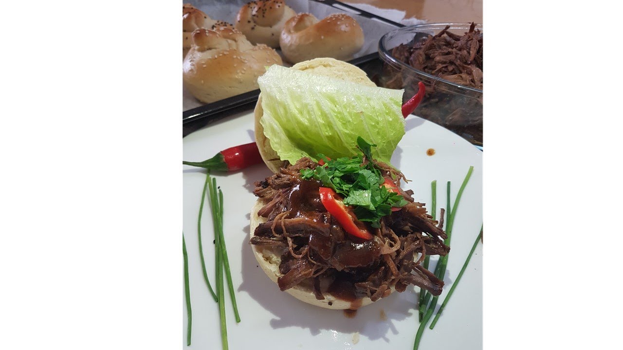 איך להכין בשר מפורק ברוטב בר בי קיו shreddad beef in barbq sauce
