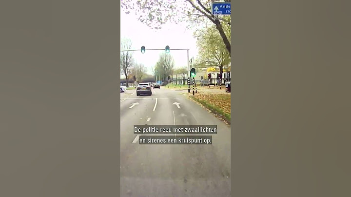 Botsing met politieauto | #ongeluk