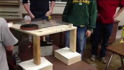 Proof of concept, Frisbee Launcher - FIRST Robotics, 2013 game