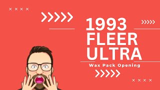 Opening Packs of 1993 Fleer Ultra From a Fresh Box!