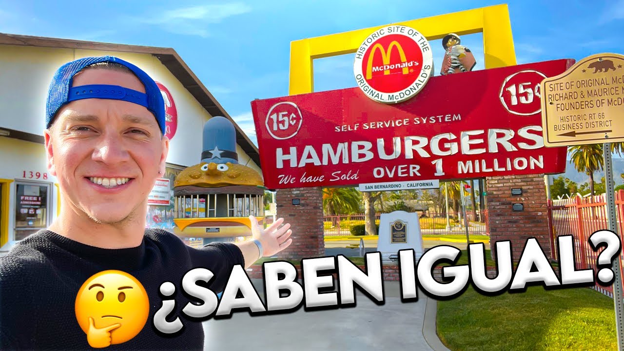 Asi es el PRIMER MC DONALD´S DEL MUNDO ¿Saben igual sus hamburguesas? - Oscar Alejandro