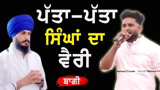 ਪੱਤਾ ਪੱਤਾ ਸਿੰਘਾਂ ਦਾ ਵੈਰੀ ~ Baaghi | Patta Patta Singhan Da Vairi | New Live at Lehal (Gurdaspur)Mela