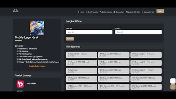 Source Code Website Top Up Game Oura Store Gratis