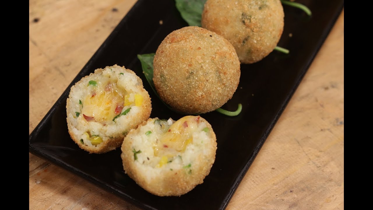 Risotto Rice Balls In Gujarati Snacky Ideas by Amisha Doshi Sanjeev