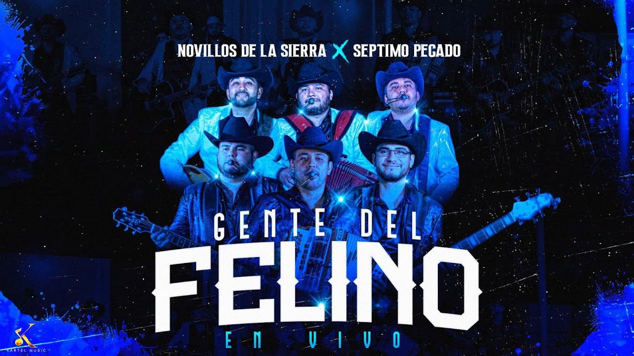 Novillos De La Sierra, Septimo Pecado -  Gente De Felino [En Vivo 2023]