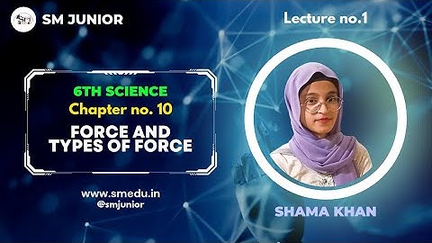 Class 6th | Science | Ch. 10 | Force & Type of Force| Lecture 1 | Maharashtra Board | SM Junior |